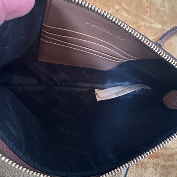 Burberry Peyton Crossbody house check brown adjustable strap - Picture 9 of 10